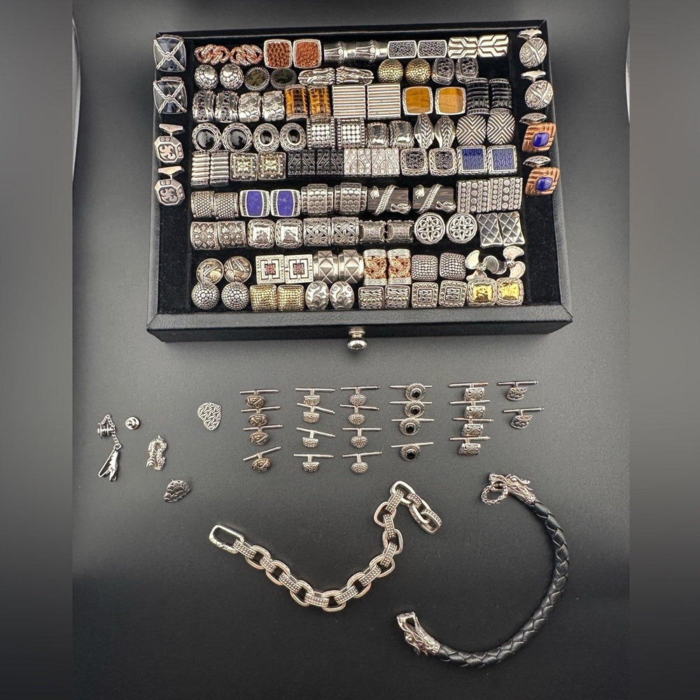 John Hardy Cufflinks, Bracelets,Shirt studs